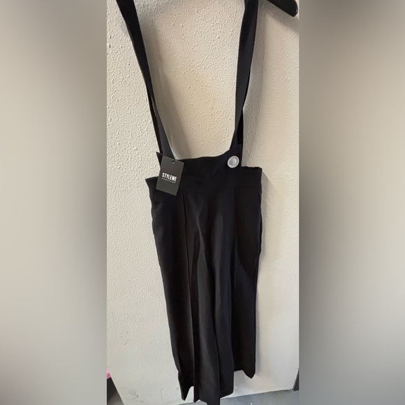 STYLEWE Black Wide Leg High-Waisted Pants - Picture 2 of 2